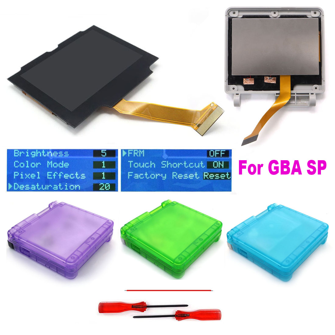 Lcd Screen Arcade - GBA SP IPS V5 Ekran İçin