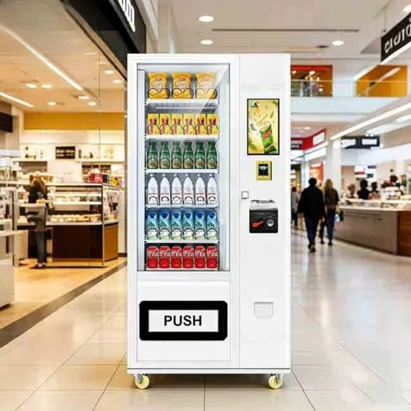Commercial Vending Machine - Akıllı Otomat Atıştırmalık İçecek Dokunmatik Ekranlı