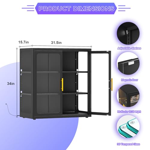 Koleksiyon Eşyaları için Cam K - Glass Cabinet Display incelemesi ve fiyatı