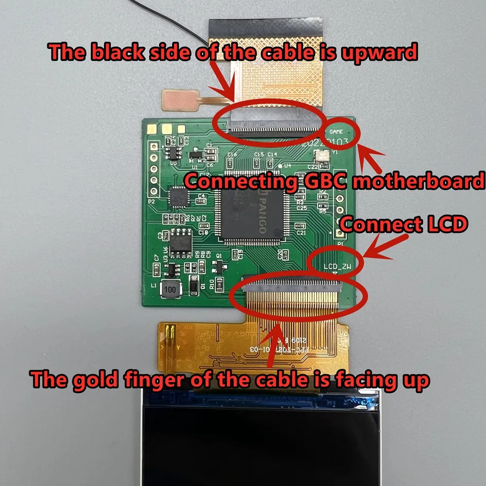 Orijinal Boyut Yeni 2.45 GBC I - Lcd Screen Arcade incelemesi ve fiyatı
