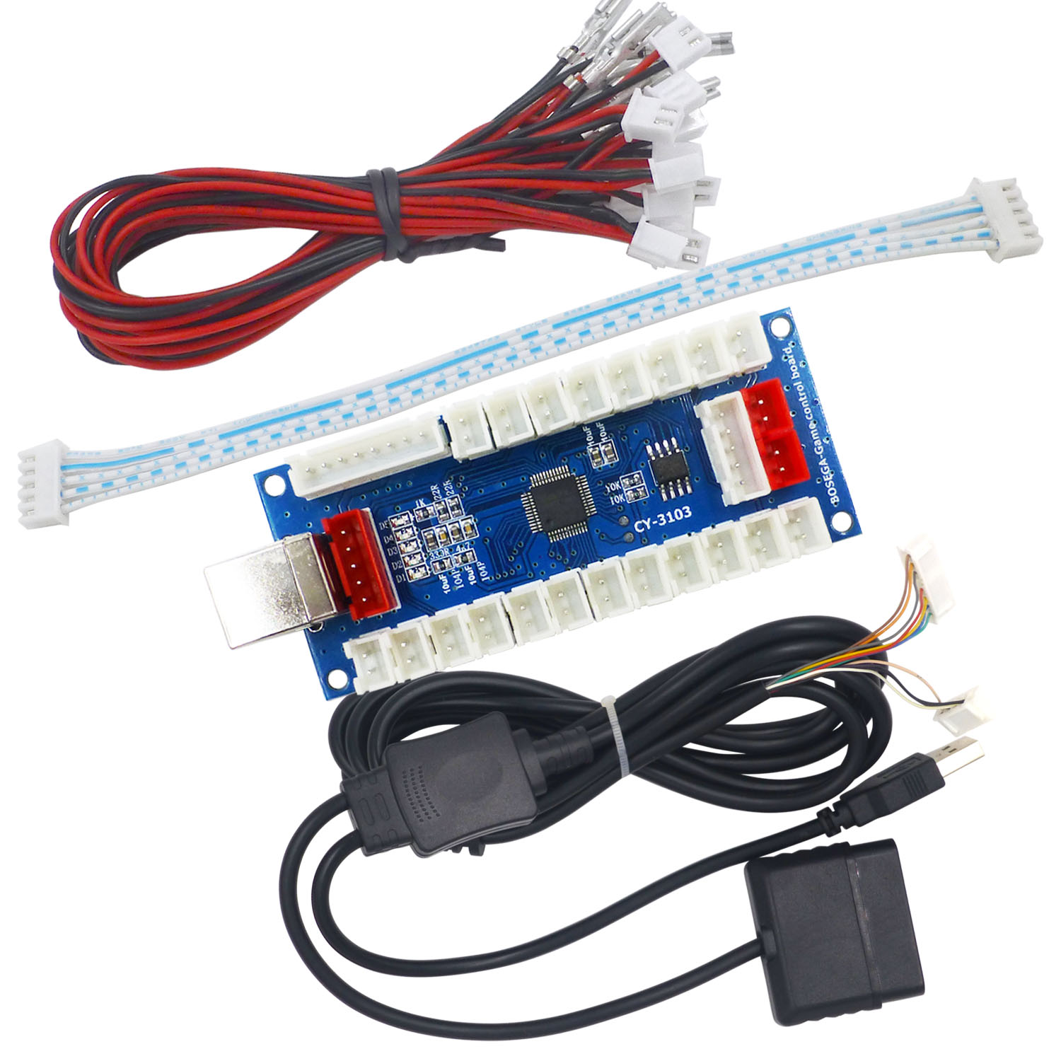 SJ@JX Arcade Kontrol Cihazı Sı - Arcade Button Pcb incelemesi ve fiyatı