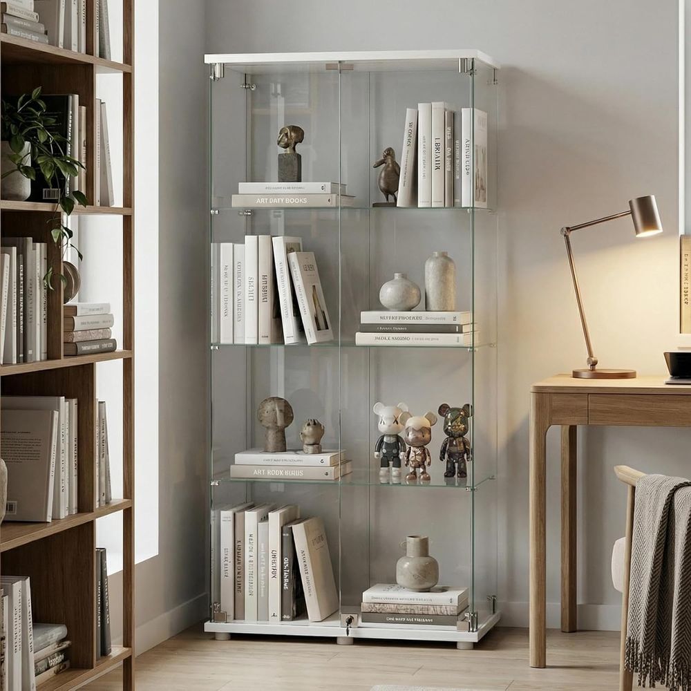 Temperli Camlı Vitrin, 4 Katlı - Glass Cabinet Display incelemesi ve fiyatı