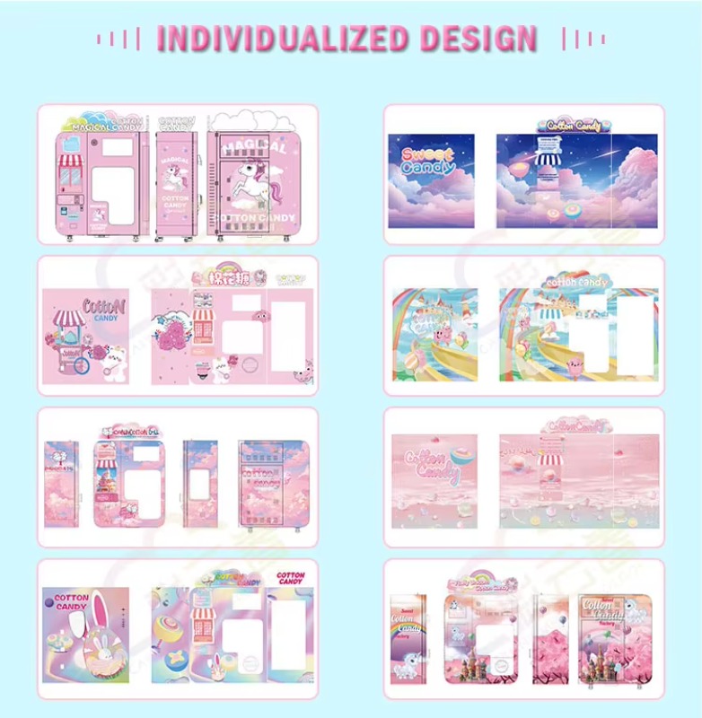 Tam Otomatik Akıllı Pamuk Şeke - Candy Vending Machine incelemesi ve fiyatı