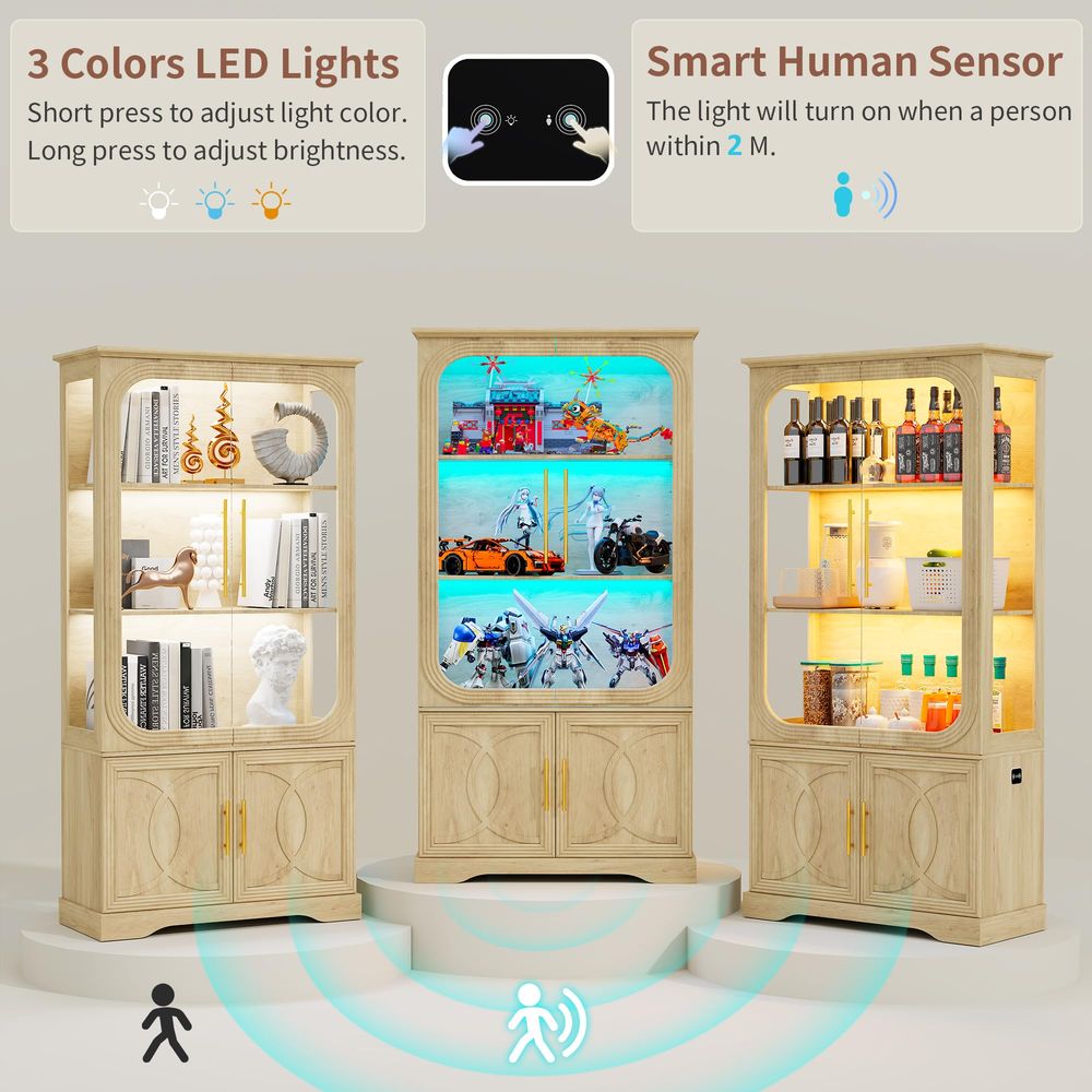 Cam Kapılı ve Depolama Raflı V - Glass Cabinet Display incelemesi ve fiyatı
