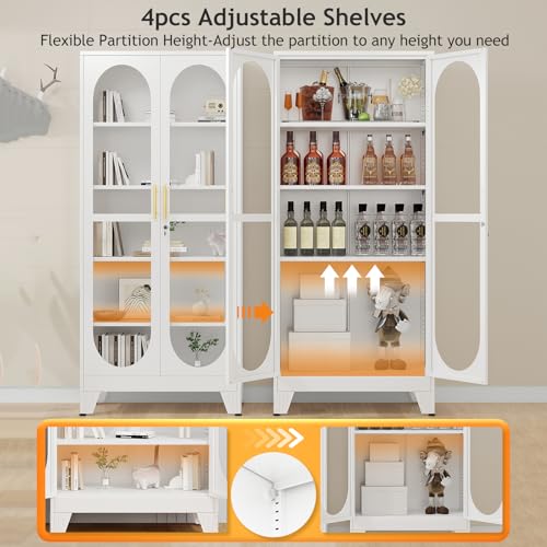 71 inç Yüksekliğinde, Cam Kapı - Glass Cabinet Display incelemesi ve fiyatı