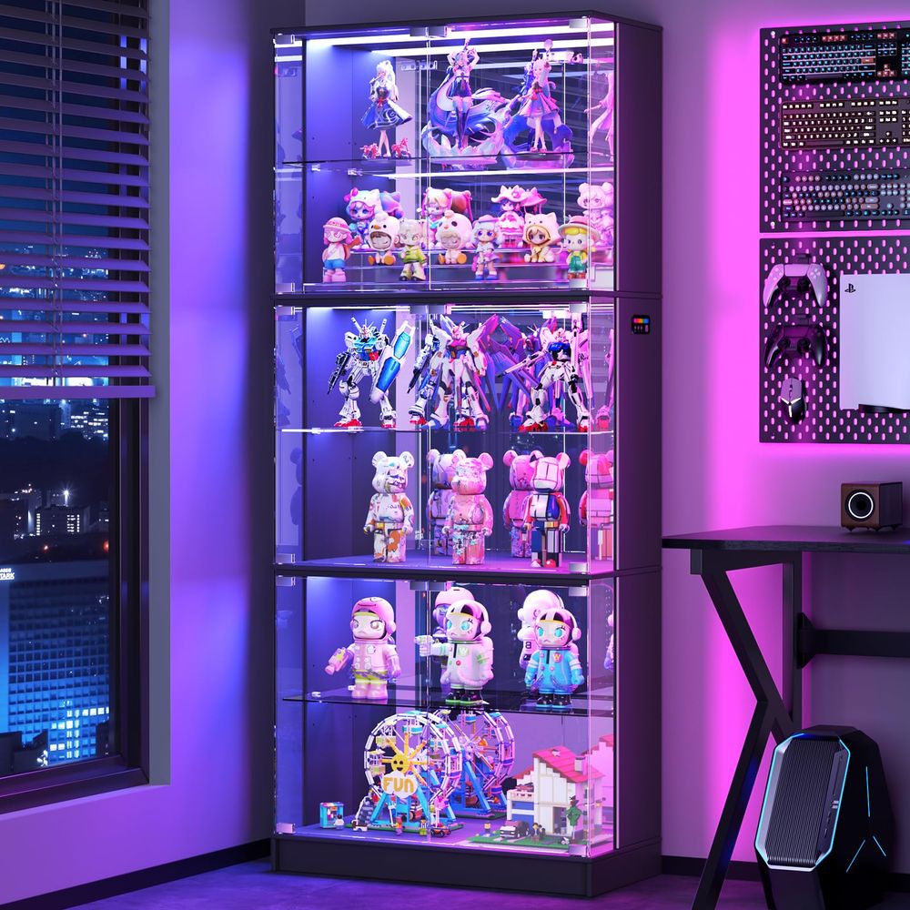Cam Kapılı Vitrin, 6 Katlı 71  - Glass Cabinet Display incelemesi ve fiyatı