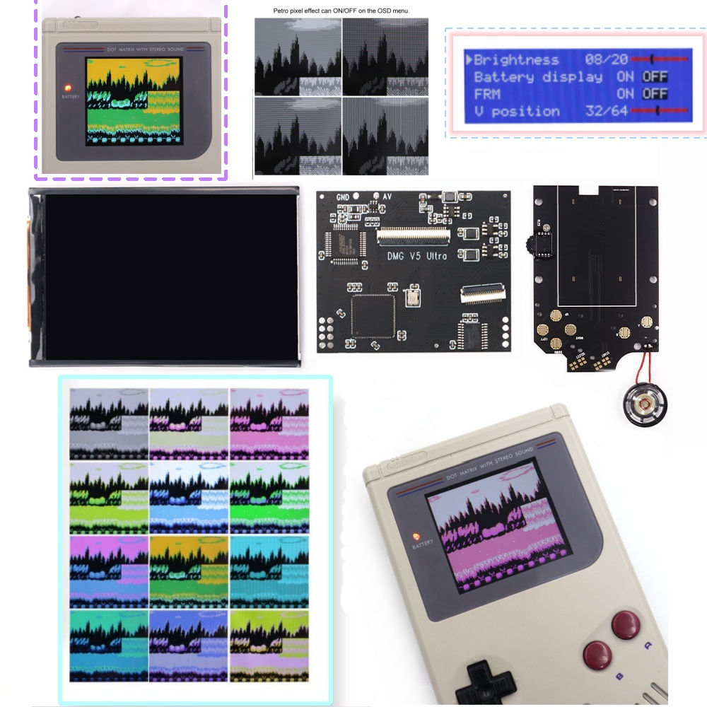 36 Renk Değiştirme Modlu RIPS  - Lcd Screen Arcade incelemesi ve fiyatı