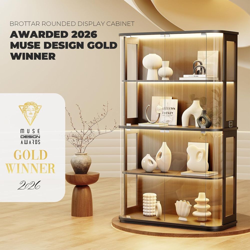 Büyük Yuvarlak Cam Kapılı Vitr - Glass Cabinet Display incelemesi ve fiyatı