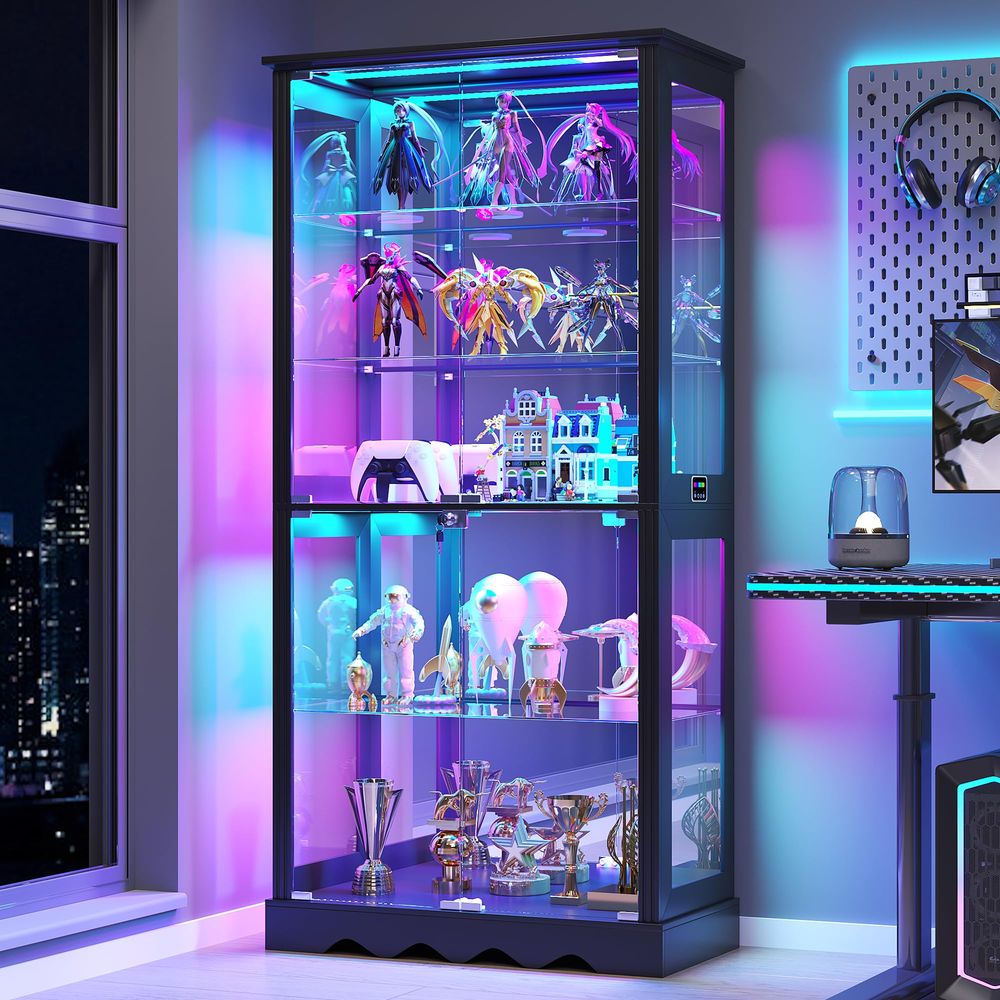 Cam Kapılı Vitrin, 6 Katlı 71  - Glass Cabinet Display incelemesi ve fiyatı