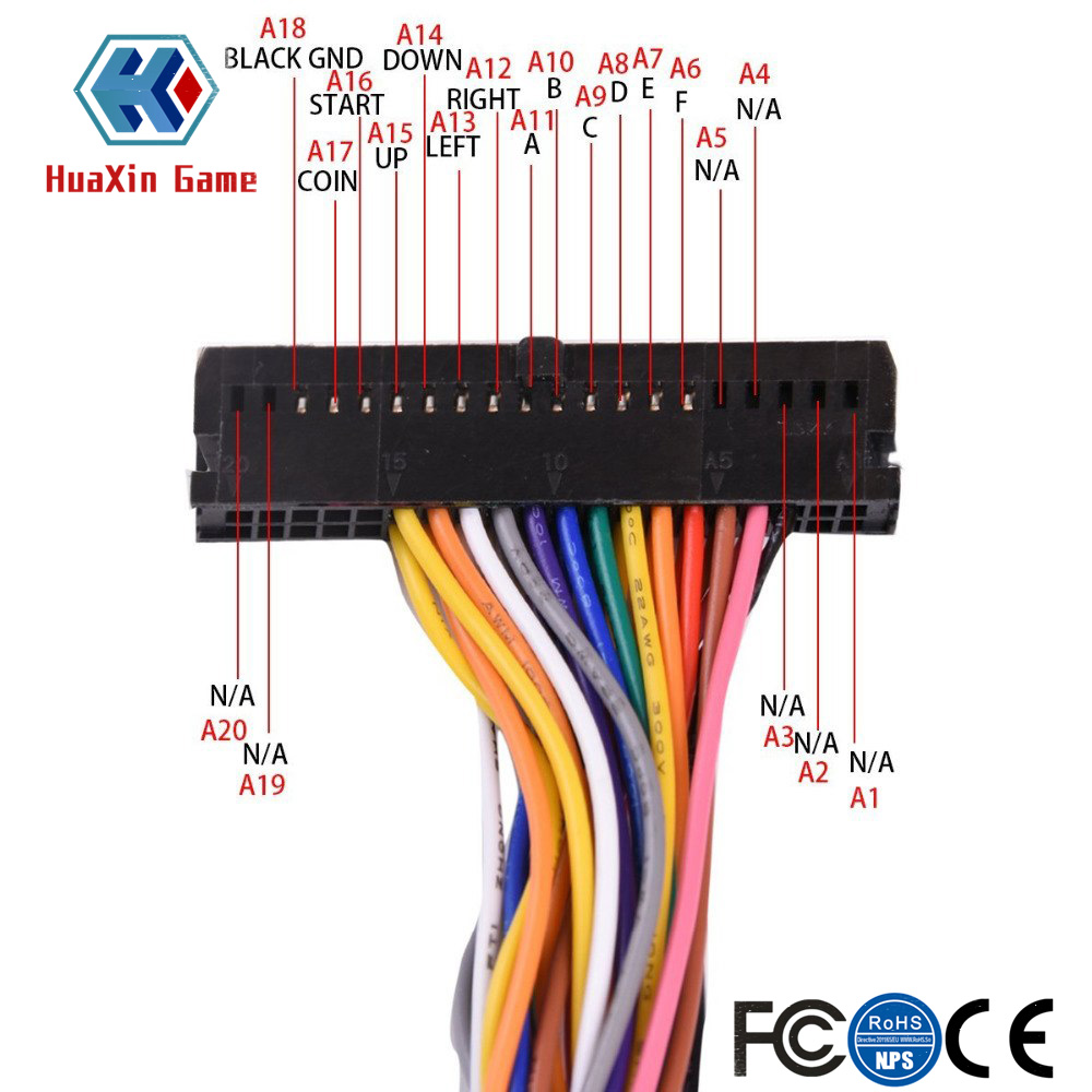 Arcade 40 Pin dolap kablo deme - Arcade Button Pcb incelemesi ve fiyatı