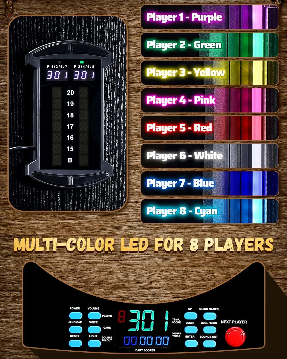 Elektronik Dart Tahtası, Skor  - Electronic Dartboard Cabinet incelemesi ve fiyatı