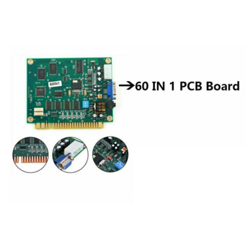 ABGN 2X 60 In 1 Multicade PCB  - Usb Game Board Jamma incelemesi ve fiyatı