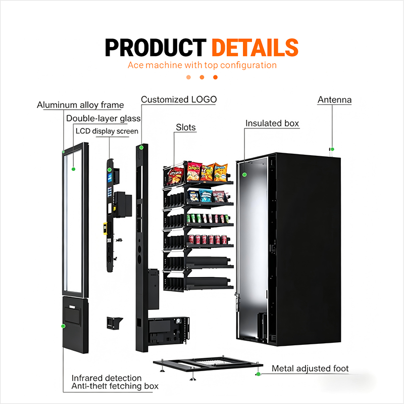 Atıştırmalık İçecek Otomatı Ot - Commercial Vending Machine incelemesi ve fiyatı