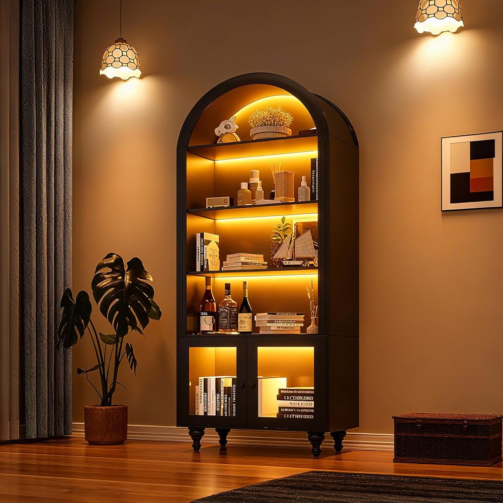 Ahşap Kavisli Teşhir ve Saklam - Glass Cabinet Display incelemesi ve fiyatı