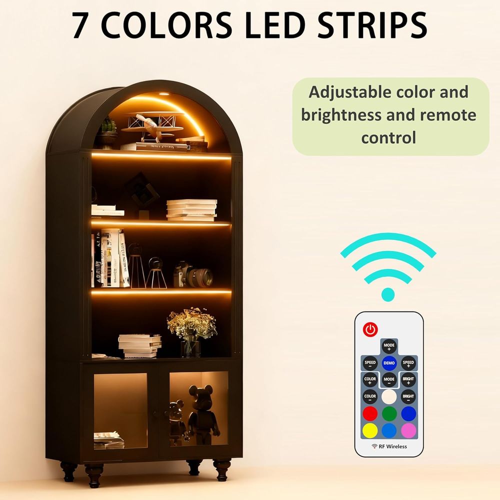 Ahşap Kavisli Teşhir ve Saklam - Glass Cabinet Display incelemesi ve fiyatı