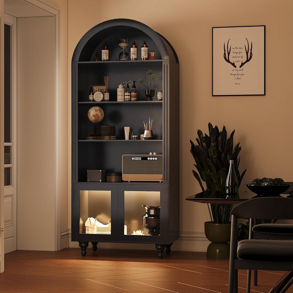 Ahşap Kavisli Teşhir ve Saklam - Glass Cabinet Display incelemesi ve fiyatı