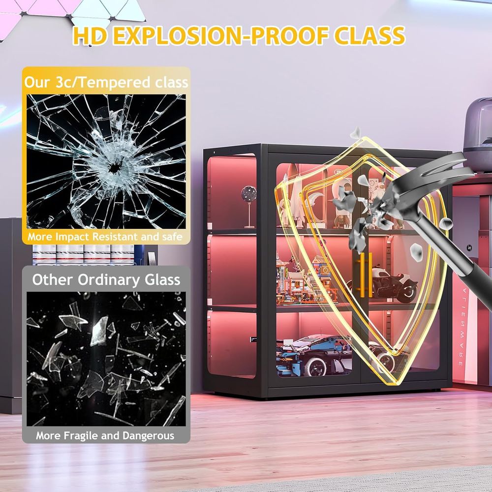 34 Yüksekliğinde Cam Kapılı, A - Glass Cabinet Display incelemesi ve fiyatı