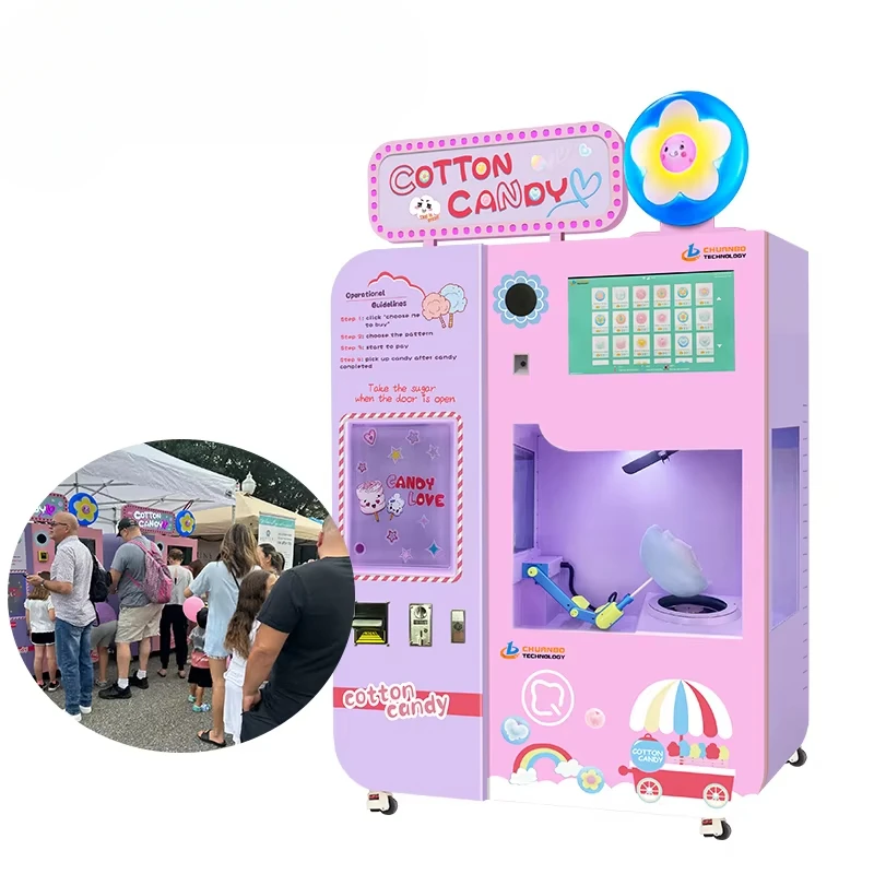 Özelleştirilmiş Pamuk Şeker Ot - Candy Vending Machine incelemesi ve fiyatı