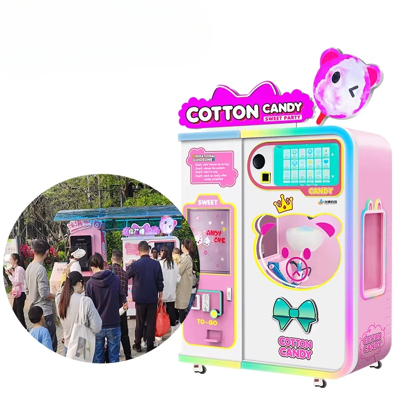 Özelleştirilmiş Pamuk Şeker Ot - Candy Vending Machine incelemesi ve fiyatı