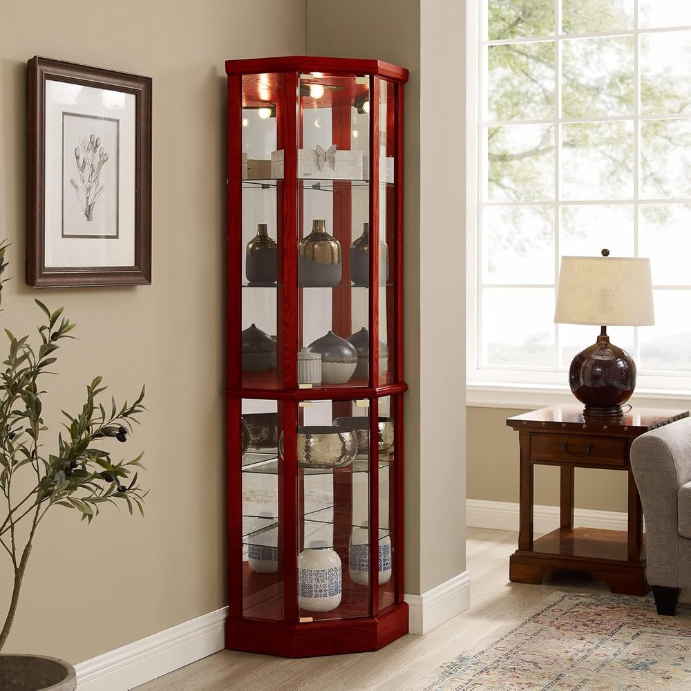 70 inç Yüksekliğinde Işıklı Ca - Glass Cabinet Display incelemesi ve fiyatı